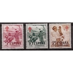 Sellos - Países - España - 2º Cent. (Series Completas) - Estado Español - 1951 - 1103/05 - **