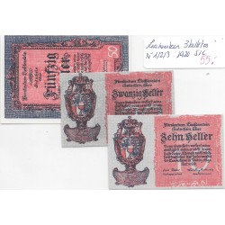 Billetes - Europa - Liechenstein - 1/2/3 - SC - 1920 - 3 billetes