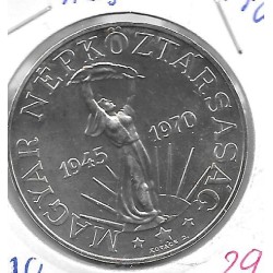 Monedas - Europa - Hungria - 593 - 1970 - 100 florines - plata