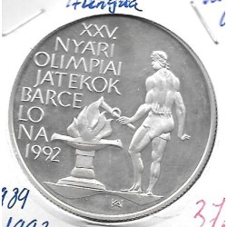 Monedas - Europa - Hungria - 671 - 1989 - 500 forint - plata