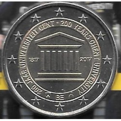 Monedas - Euros - 2€ - Belgica - Año 2017 - Universidad de Gante