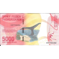 Billetes - Africa - Madagascar - 102 - sc - 2017 - 5000 aruary - num.ref: c07750280