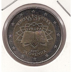 2€ - Eslovenia - SC - Año 2007 - Tratado de Roma