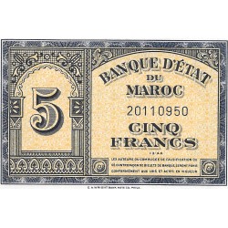 Billetes - Africa - Marruecos - 24 - mbc+ - 1944 - 5 francos - num.ref:20110950