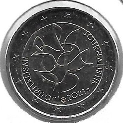 Monedas - Euros - 2€ - Finlandia -  SC - 2021 - Libertad de Prensa