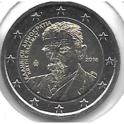 Monedas - Euros - 2€ - Grecia - Año 2018 - Kostas Palamas