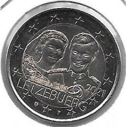 Monedas - Euros - 2€ - Luxemburgo - SC - 2021 - Duque Enrique y Duquesa Maria Teresa