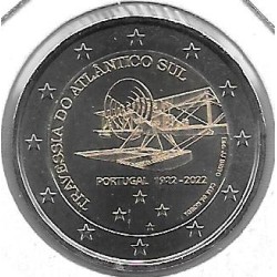 Monedas - Euros - 2€ - Portugal - SC - 2022 - Travesia del Atlantico