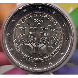 2€ - San Marino - SC - Año 2008 - Derechos humanos