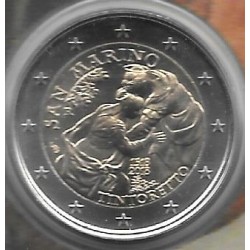 Monedas - Euros - 2€ - San Marino - Año 2018 - Tintoretto