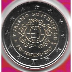 Monedas - Euros - 2€ - San Marino - Año 2017 - Turismo