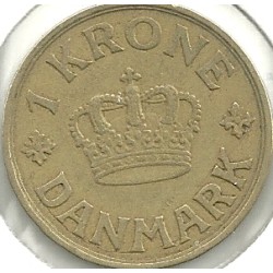 Monedas - Europa - Dinamarca - 824.2 - Año 1939 - Corona