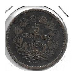 Monedas - Europa - Luxemburgo - 22.1 - 1870 - 5 ct