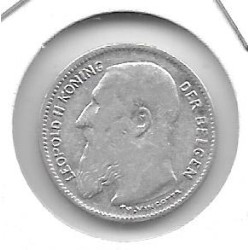 Monedas - Europa - Belgica - 61.2 - 1909 - 50 ct - plata