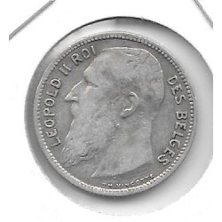 Monedas - Europa - Belgica - 57.1 - 1904 - franc - plata