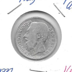 Monedas - Europa - Belgica - 29.1 - 1887 - franco - plata