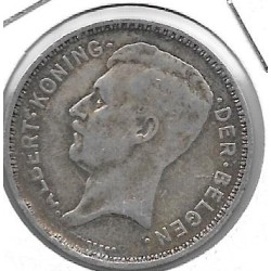 Monedas - Europa - Belgica - 104.1 - 1934 - 20 francos - plata