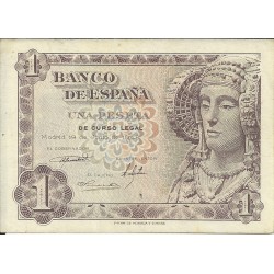 Billetes - España - Estado Español (1936 - 1975) - 1 ptas - 442 - ebc - 19/6/1945 - ref.05423598