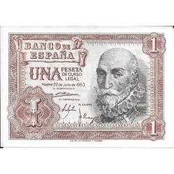 Billetes - España - Estado Español (1936 - 1975) - 1 ptas - 447 - S/C - Año 1953 - num ref: L8292381