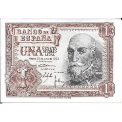 Billetes - EspaÃ±a - Estado EspaÃ±ol (1936 - 1975) - 1 ptas - 447 - sc - 1953 - num. ref: B2901081