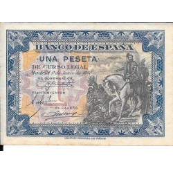 Billetes - EspaÃ±a - Estado EspaÃ±ol (1936 - 1975) - 1 ptas - 434 - ebc - 1940 - Num.ref: 1838027 - sin serie