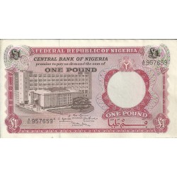 Billetes - Africa - Nigeria - 8 - MBC+ - Año 1967 - Pound