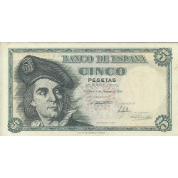 Billetes - España - Estado Español (1936 - 1975) - 5 ptas - 465 - sc - 5/3/1948 - ref.A07594281