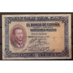 Alfonso XIII      (1886 - 1931) - 359 - bc - 25 ptas