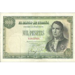 Billetes - España - Estado Español (1936 - 1975) - 1000 ptas - 514 - MBC+ - Año 1949 (04/11/1949) - num ref: 03643804