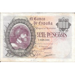 Billetes - EspaÃ±a - Estado EspaÃ±ol (1936 - 1975) - 1000 ptas - 512 - mbc- - 1940 - Num.ref: 1628161