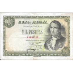 Billetes - EspaÃ±a - Estado EspaÃ±ol (1936 - 1975) - 1000 ptas - 514 - mbc- - 1949 - Num.ref: 03004239