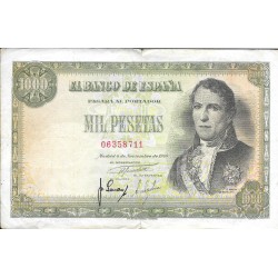 Billetes - EspaÃ±a - Estado EspaÃ±ol (1936 - 1975) - 1000 ptas - 514 - mbc- - 1949 - Num.ref: 06358711