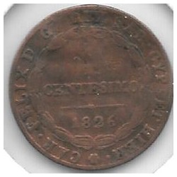 Monedas - Europa - Italia - 125.1 - Año 1826 - Ctm