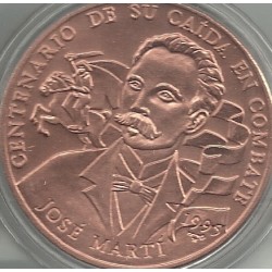 Monedas - America - Cuba - 519 - Año 1995 - peso