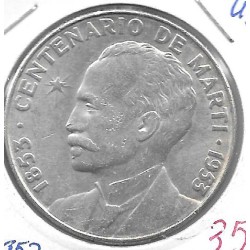 Monedas - America - Cuba - 29 - 1953 - peso - plata