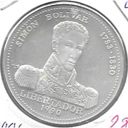 Monedas - America - Cuba - 280 - 1990 - 10 pesos - plata