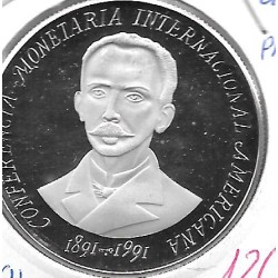 Monedas - America - Cuba - 329 - 1991 - 10 pesos - plata