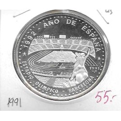 Monedas - America - Cuba - 350 - 1991 - 10 pesos - plata