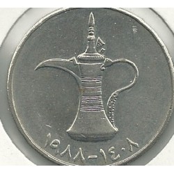 Monedas - Asia - Emiratos Arabes Unidos - 6.1 - Año 1988 - Dirham