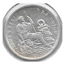 Monedas - America - Peru - 204.2 - 1904 - Dinero - Plata