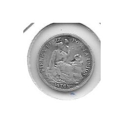 Monedas - America - Peru - 206.2 - 1906 - 12 dinero - plata