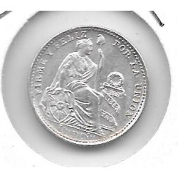 Monedas - America - Peru - 206.2 - 1906 - dinero - plata