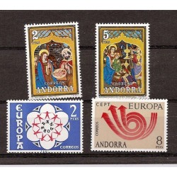 Andorra - Correo Español - Años completos - 1973 - **