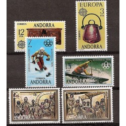 Andorra - Correo Español - Años completos - 1976 - **