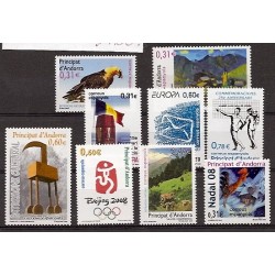 Andorra - Correo Español - Años completos - 2008 - **