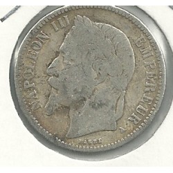 Monedas - Europa - Francia - 806.1 - Año 1867 A - franco