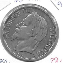 Monedas - Europa - Francia - 799.2 - 1869 - Napoleon III - 5 francos - plata