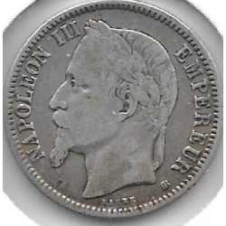 Monedas - Europa - Francia - 806.2 - 1867 - Francos - Plata