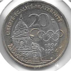 Monedas - Europa - Francia - 1036 - 1994 - 20 Francos