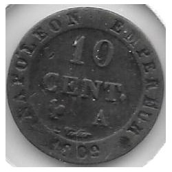 Monedas - Europa - Francia - 676.1 - 1809A - 10 Ct